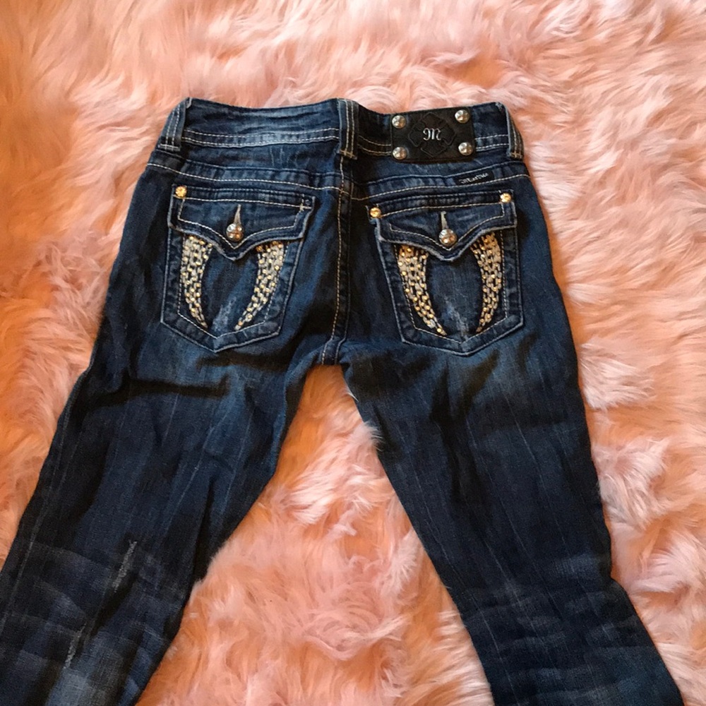 Angel wings miss me jeans!!